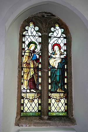 St John - Detail of Stained Glass